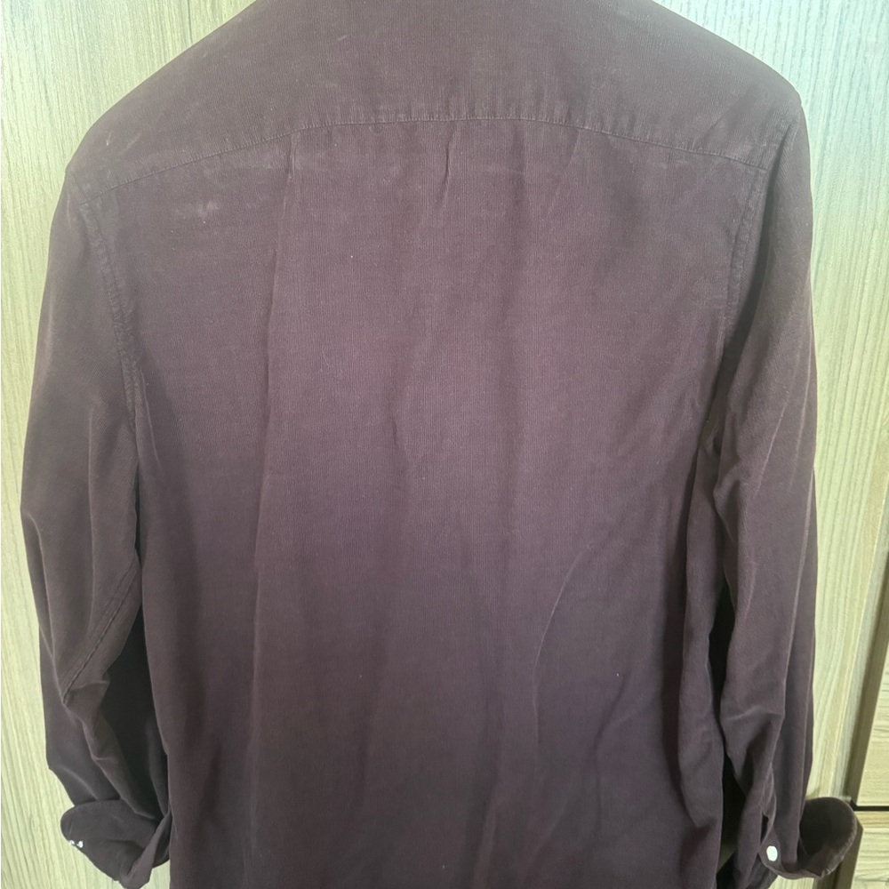 Suitsupply Deep Brown Egyptian Cotton Shirt